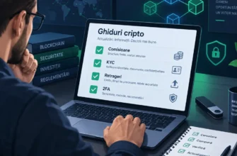 Editor verificând informații despre securitatea unui exchange și portofel cripto