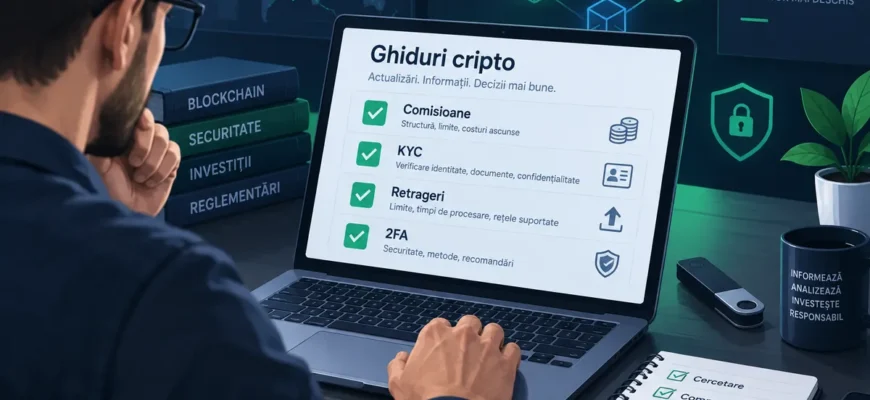 Editor verificând informații despre securitatea unui exchange și portofel cripto