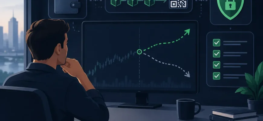 Ilustrație despre decizii reversibile și ireversibile în cripto