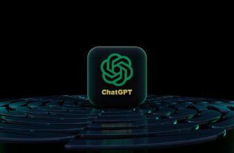 a black and green logo on a black background